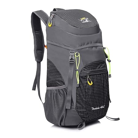 AIRSSON 35L/40L Leichter Faltbarer Rucksack Trekkingrucksack Camping Rucksack Wanderrucksack Reiserucksack Tagesrucksack Hand