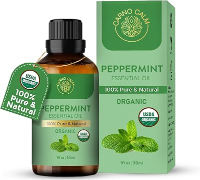 Carno Calm Peppermint Essential Oil 30ml Therapeutic Grade 100% Pure