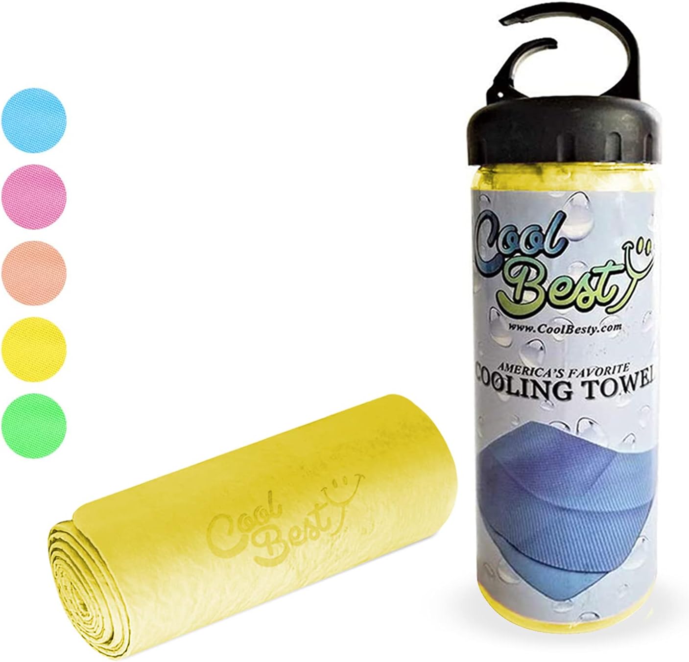 Instant Cooling Towels by COOL BESTY, Workout, Gym, Fitness, Zumba, Golf, Yoga, Camping, Hiking, Travel, Outdoor Sports Chilly Cold Towel for Cooling Relief