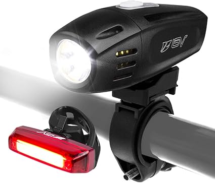 rechargeable bicycle light set