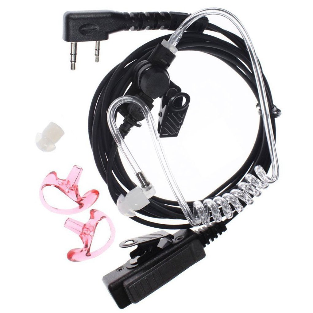 Air Acoustic Tube Earpiece Compatible For Kenwood Kpg82D, Kpg87D Wouxun Qansheng Puxing baofeng UV5R Radio