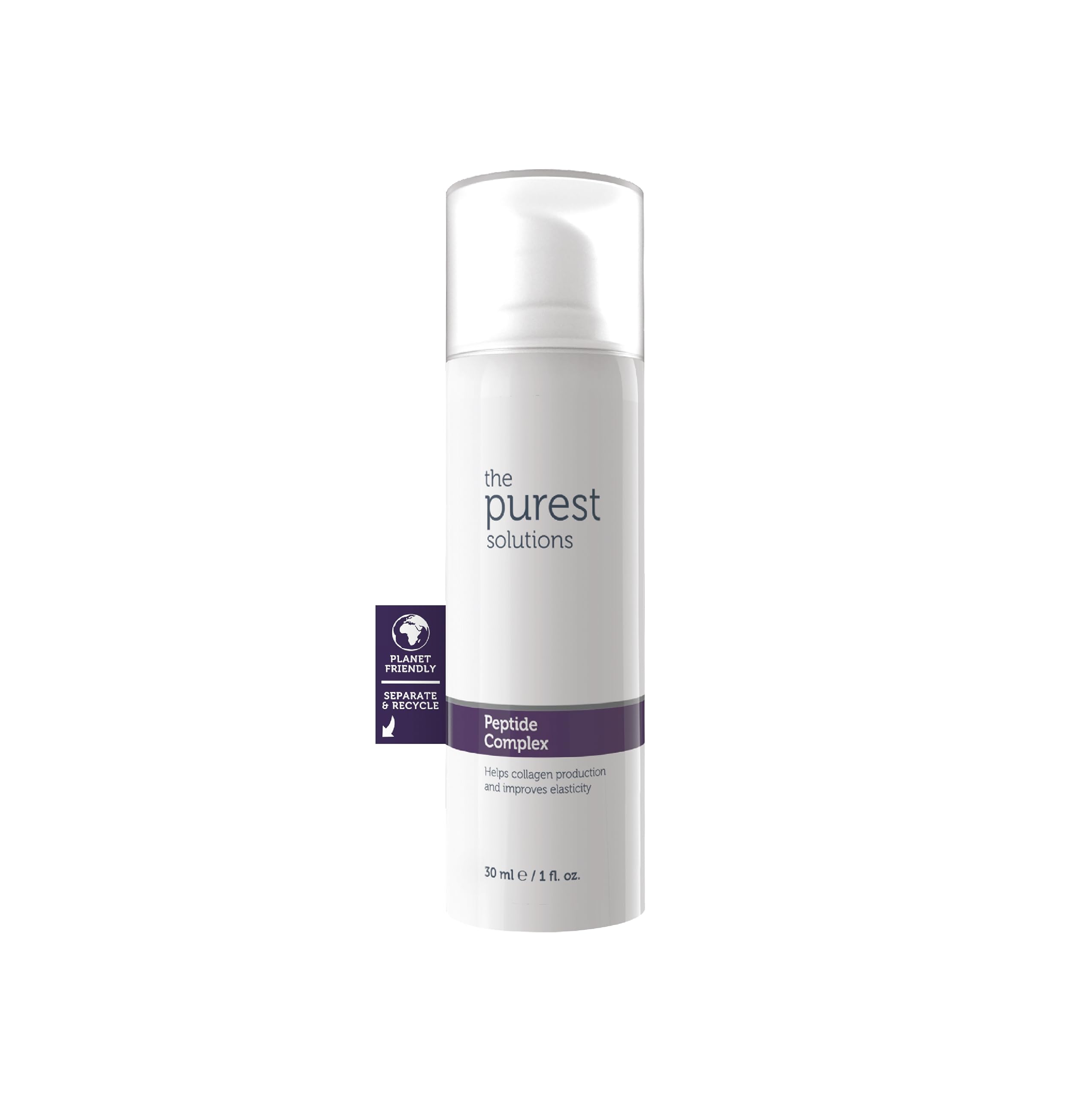 The Purest Solutions Peptide Complex Serum - Skin Rejuvenation & Anti-Aging Care - Supports the Collagen Fiber Network - Anti-Wrinkle Effect - Vegan | Cruelty Free | Eco Friendly (30 ml)