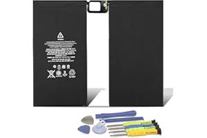 MULS A1577 Tablet Battery for Apple iPad Pro 12.9” 1st Gen Wi-Fi/Cellular A1584 A1652 020-00016 ML0F2LL/A ML0F2B/A ML0F2CL/A ML0F2FD/A ML0F2TY/A ML0G2LL/A ML0G2B/A ML0G2CL/A ML0G2FD/A ML0G2TY/A