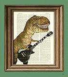 T-Rex With Guitar