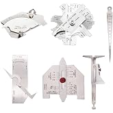 Necygoo Weld Gauge Set Includes Cam Type Gauge and Fillet Gauge and Hi-Lo Gauge and Taper Gauge and Porosity Undercuts Checking Gauge and Convexity Concavity Gauge Imperial