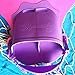 Zole Mermaid Swim Fin Adjustable Diving Monofin Swimming Foot Flipper Mono Swim Training For Kids Childrens (Pink with purple)