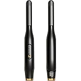 LEMATEEK Mini Flat Iron for Short Hair, 1/2 inch Ceramic Plates Small Flat Irons for Short Hair, Fast Heating Anti-Frizz, Temperature Adjustable Auto-Off, Travel Size Mini Hair Straightener, Black