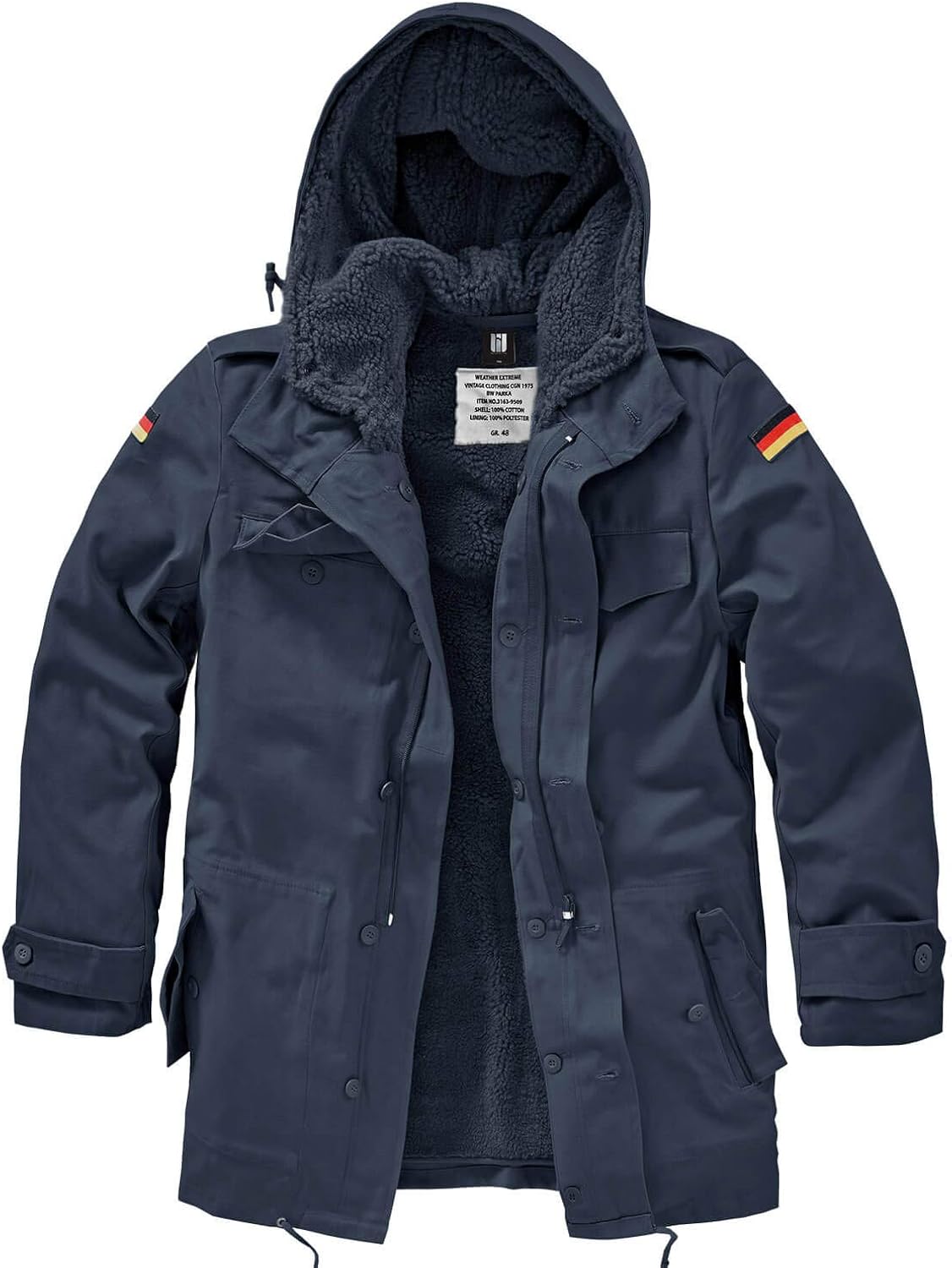bw-online-shop Bundeswehr Parka mit Futter: Amazon.de: Bekleidung