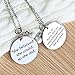Bassion 2 Pcs Stainless Steel Inspirational Necklace Jewelry Lettering Pendant Necklace Gift for Women Girls - You Are Braver Stronger Smarter Than You Think