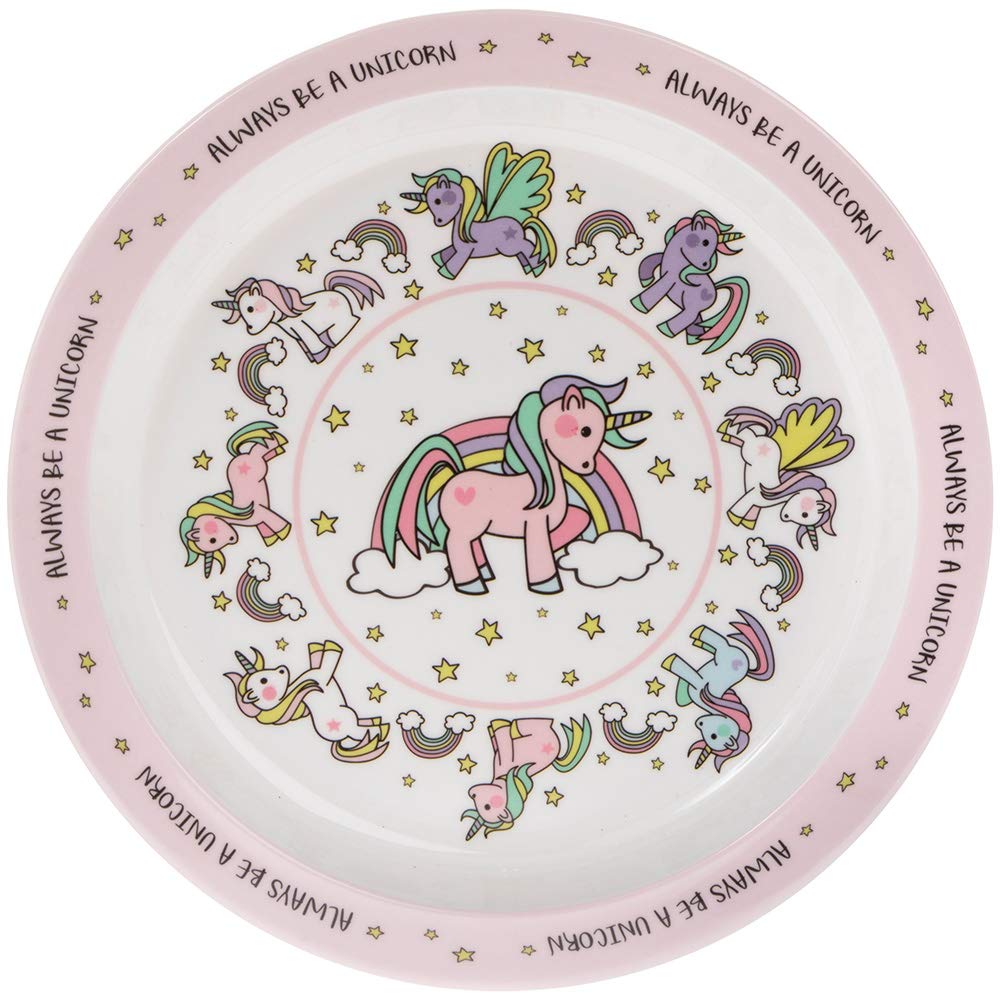 Children Plate | Unicorn | 1 Piece - 22x22x2 cm