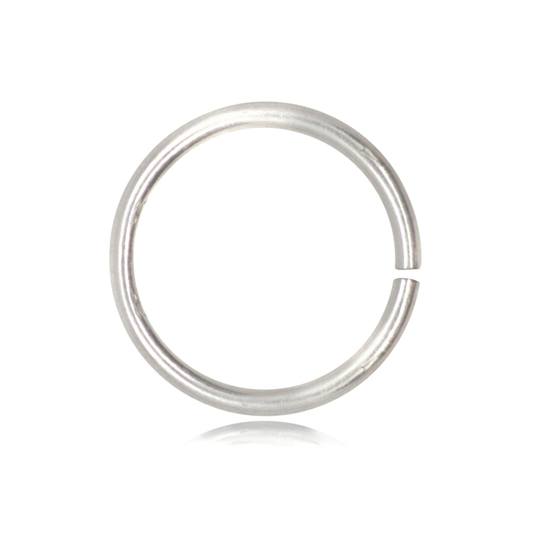 The Jewellery Store London 925 Sterling Silver 10pcs Open Jump Ring, Strong 1.5mm Thickness, nickelfree, Available in 6mm,8mm,10mm,12mm,14mm, and 16mm