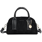 ALEX&MIA Women's Small Suede Crossbody Bags – Vintage Top Handle Handbags with Adjustable Strap, Everyday Versatile Purse