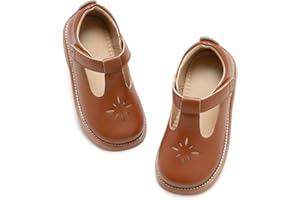 Flaryzone Toddler Little Girl Mary Jane School Uniform Oxfords Flat Dress Shoes