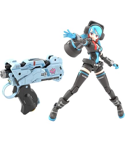 Aoshima Cockroach Girls: Gokicha Plastic Model Kit - 4" Tall, Multi-Color Runners, Some Assembly Required - View #8