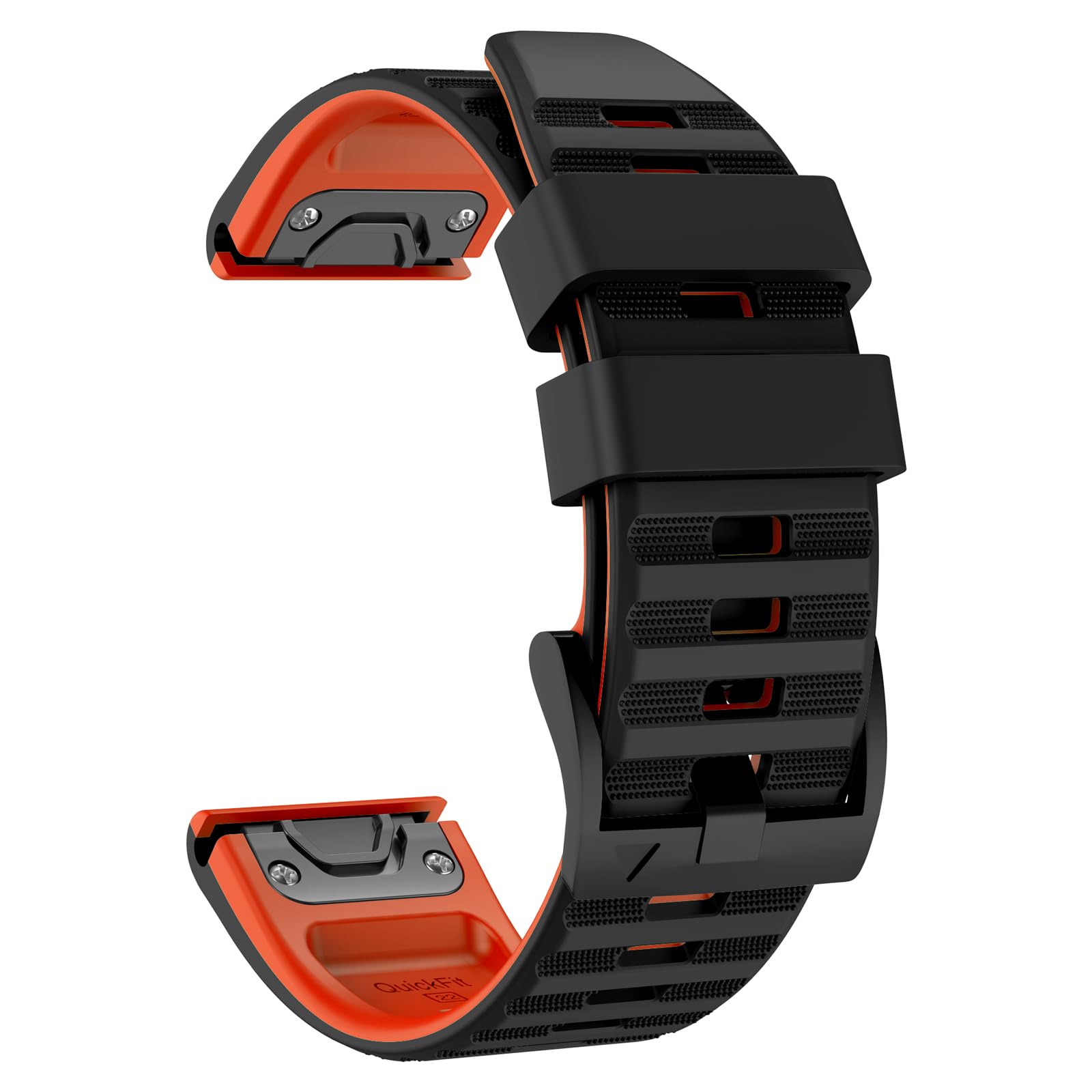 OVERSTEP Strap for Fenix 6X, 26 mm Silicone Wristband for Fenix7X Pro/Fenix 7X/Fenix 6X/6X Pro Fenix 5X/5X Plus Fenix 3/3 HR