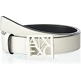 Armani Exchange Women's Ax Tonal Logo Hardware Belt