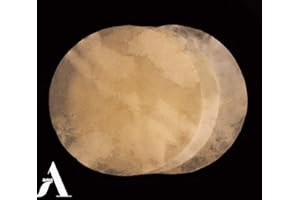 Goat Skin Djembe Head | Goatskin for Drum Doumbek| Natural Flat Round Piece GOAT SKIN Head untanned by AnNafi (23 inches)