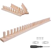 Chunky Blanket Loom - 46" Large Wooden Loom for Knitting with Infinite Expandable Design, Hand Knitting Loom for Chunky Yarn to Make Extra Wide Scarves &amp; Blankets, No Tools Needed for Beginners