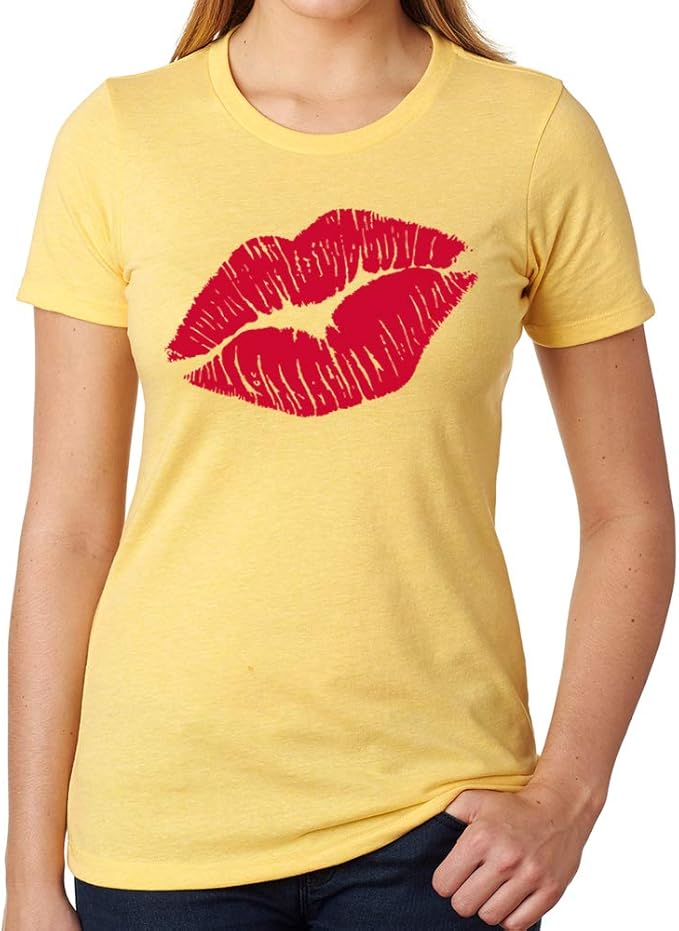 Kiss Mark Ladies PolyCotton TShirt Clothing