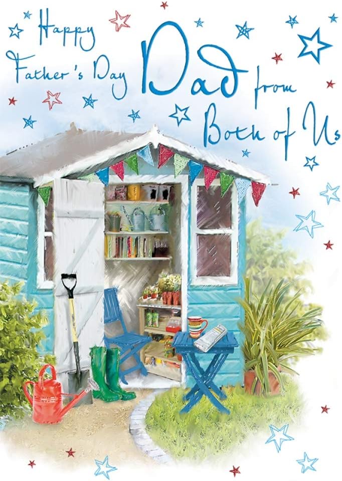 Regal Publishing Father's Day Card From Both Of Us - 9 x 6 inches, multi-color