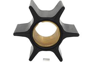 HeuroFosh 18-3017 Water Pump Impeller with Key for Mercury Marine 65-300 HP Outboard Motors 47-30221 47-89984T4