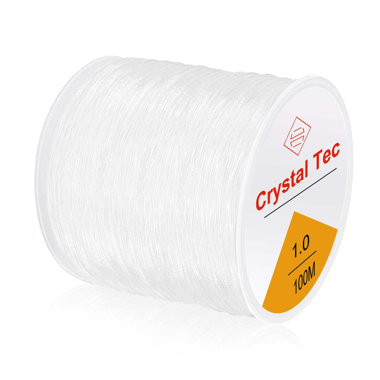 Vivifying 1mm Crystal Bracelet String,100m String for Bracelet Making, Ideal for DIY Jewellery Making, Necklace and Beading Thread