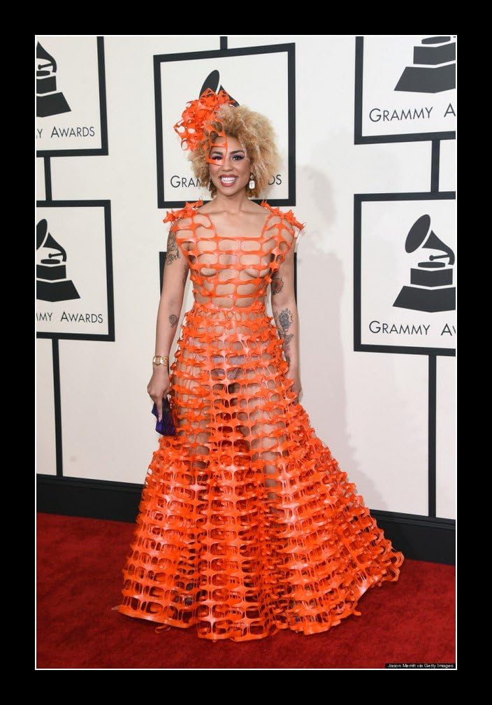 joy villa 2015 grammy dress