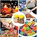 AINOLWAY Water Beads Pack Rainbow Mix for Orbies Spa Refill, Kid Sensory Toys and Vase Décor (20000 Small Water Beads /100 Large Jumbo Water Beads/5 Balloons)