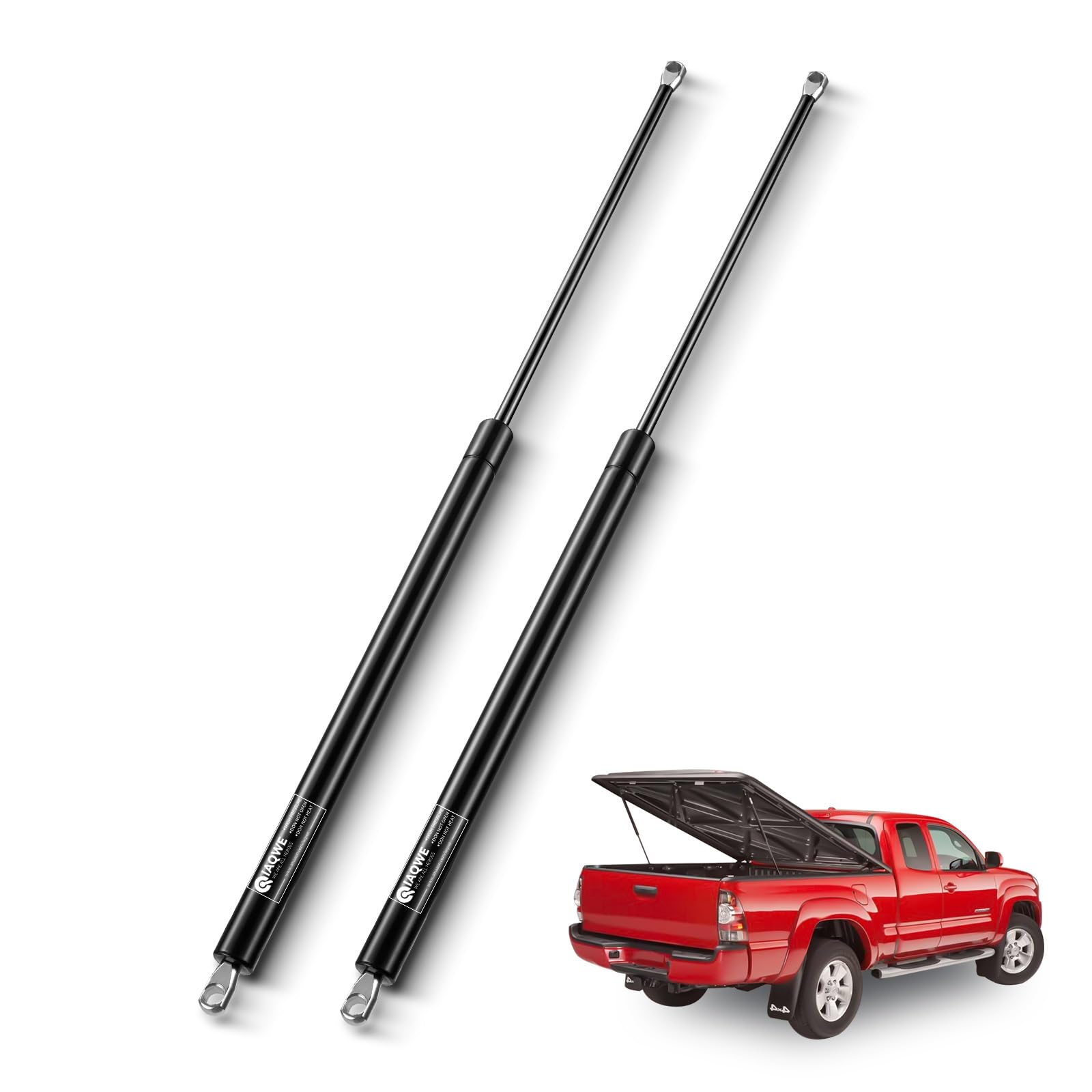 Photo 1 of IAQWE 28Inch 150 Lb Gas Struts Shock PM3990 Spring Lift Support for Tonneau Cover Heavy Duty Undercover Truck RV Bed Cover Floor Hatch Storage Toolbox Lid Truck Topper Camper Window, 2Pcs