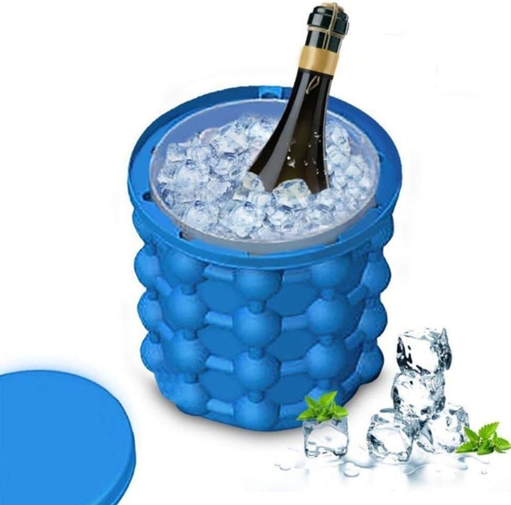 ZXCVB Ice Buckets Silicone Ice Maker Quick Ice Bucket Storage Silicone Bucket