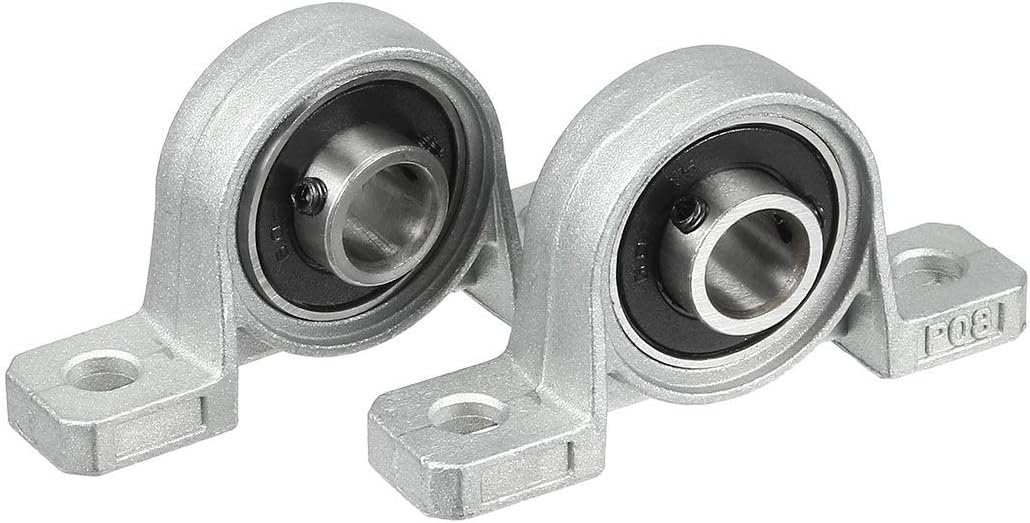 ARCELI 4pcs KP08 8mm Bore Zinc Alloy Inner Ball Mounted Pillow Block Insert Bearing - Image 3