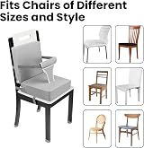 PandaEar Toddler Booster Seat with Backrest Travel High Chair Cushion view 6