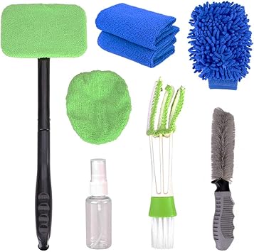 Faburo 9pcs Car Wash Kit Car Cleaning Accessories Car Cleaning Kit Car Brush Set With Car Wash Mitt Car Spray Bottle Car Washing Towel Windshield Cleaning Tool Wheel Clean Brush Car Vent Brush Amazon Co Uk Car Motorbike