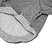 Howstar Pet Clothes,Puppy Hoodie Sweaters Winter Warm Hoodie for Dogs Cats Sweatshirt I Love My Mom Printed Pet Costumes(L, Gray)