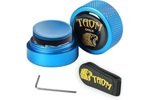 YEUEK TAOM Pool Chalk Holder Round Shaped Practical Tool Billiards Accessories Magnetic Mini Chalk Tip Case Container Round Box Billiards