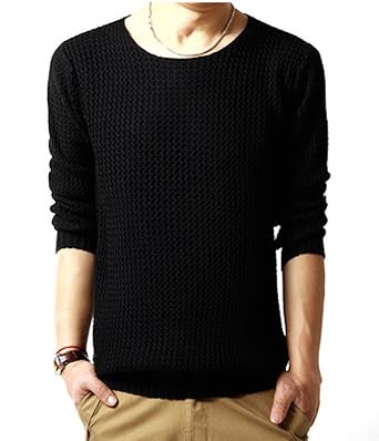 Amazon Office Mushroom ニット メンズ セーター 薄手 インナー