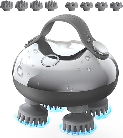 arboleaf Electric Scalp Massager, IPX7 Waterproof, 3 Modes, 8 Claws