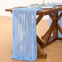 Socomi 6pcs Blue Fall Thanksgiving Cheesecloth