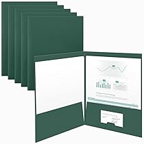 The Gallery Collection, 25 Count, Blue, Welcome Pocket Folders - View #4