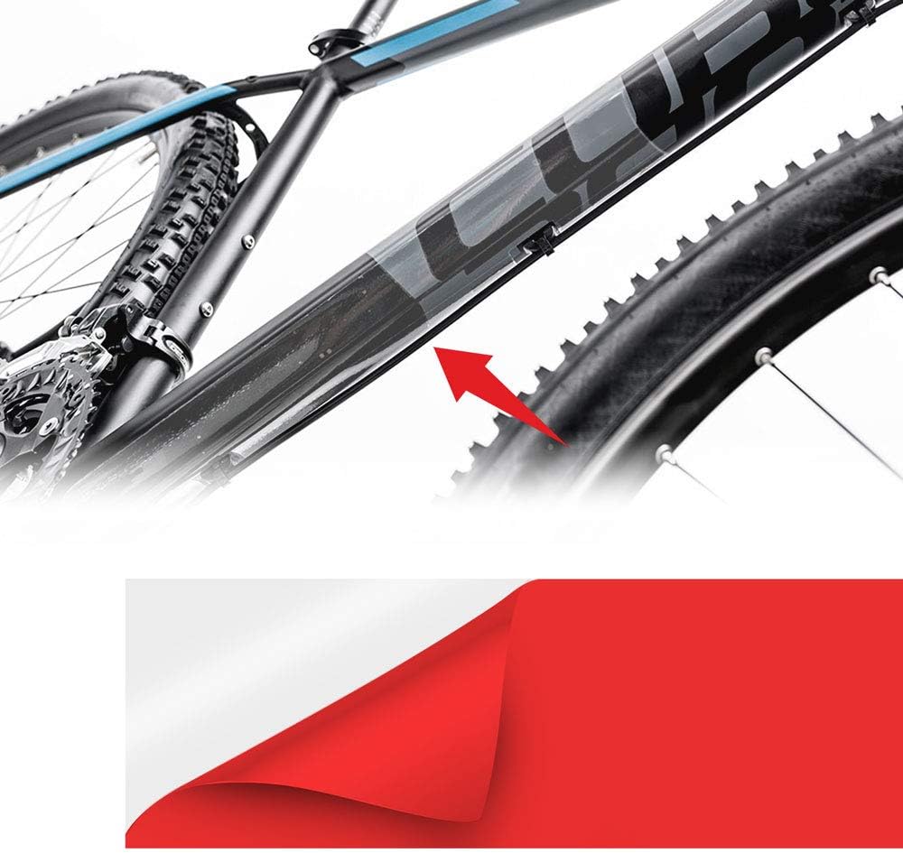 Adhesive Film Scudo Frame for Bike Protection Unisex Adult Transparent, 5 x 50 cm, Thickness 0.8 mm, Multi-coloured