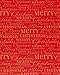 American Greetings Christmas Wrapping Paper, Red 'Merry Christmas' & Santa, 2-Roll Pack