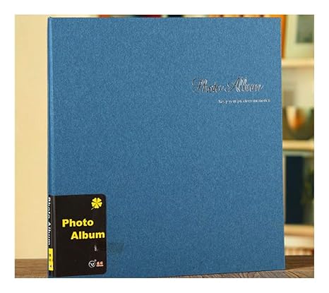 Zhaoxiangxiang Album Photo Auto Adhésif Rouge Bleu Jaune