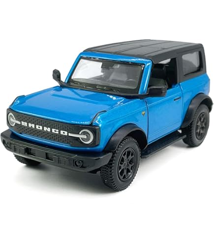 Mini Voiture Ford Bronco Welly - Échelle 1:38 - Jouet Miniature à Friction Pour Enfant