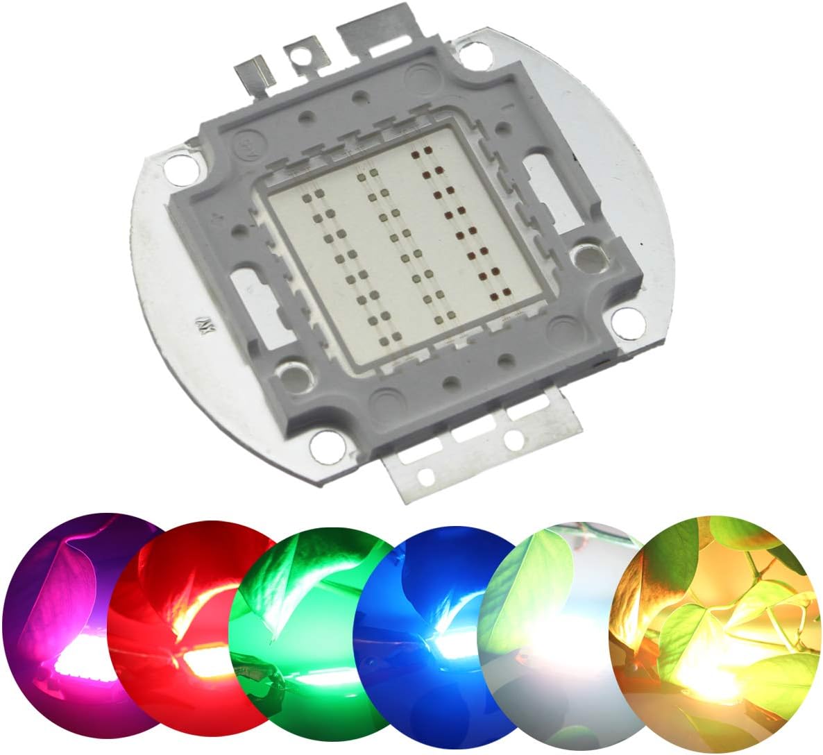 Odlamp Super Bright High Power LED Chip 50W SMD COB Light RGB Color