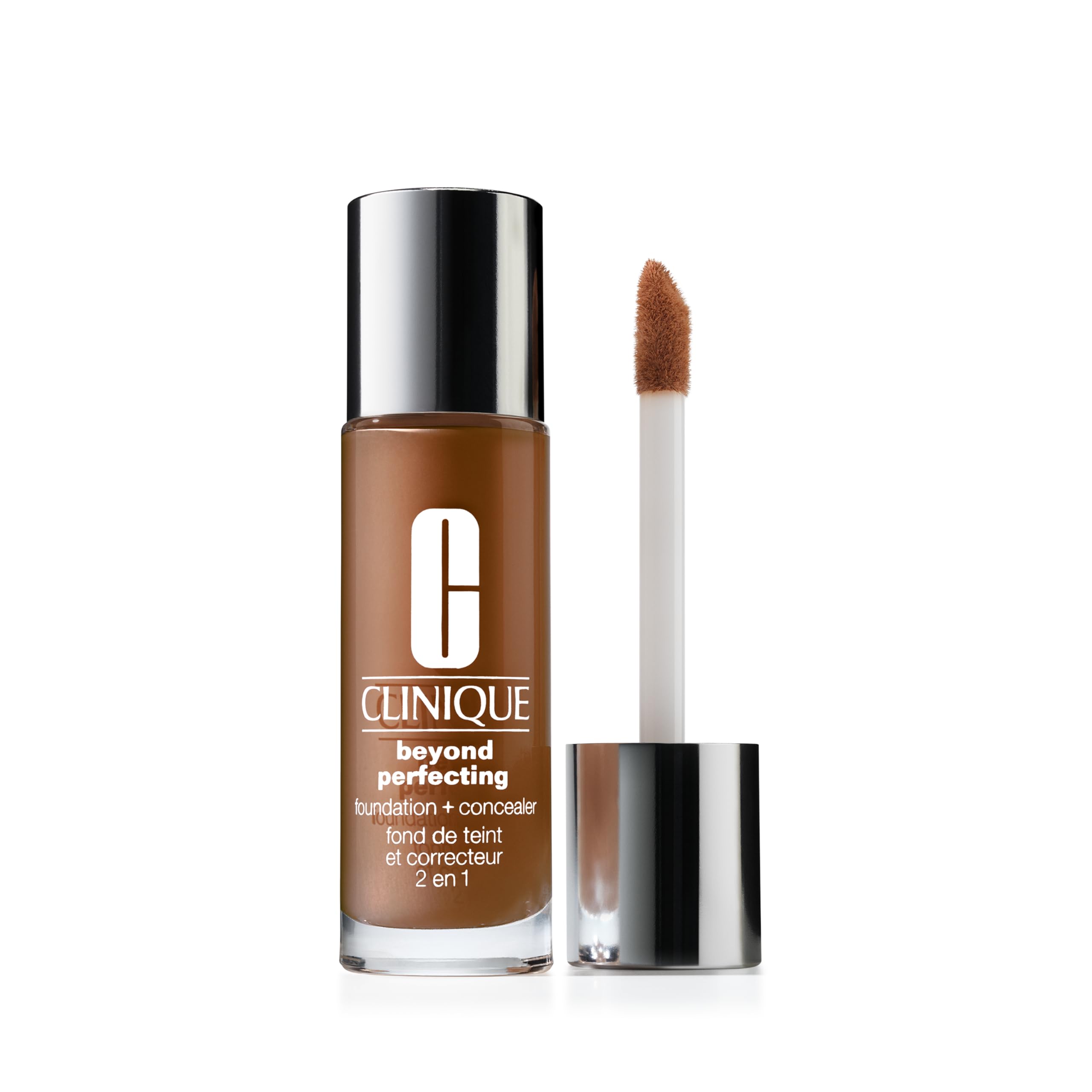 Clinique Beyond Perfecting Liquid Lightweight Full-Coverage Foundation + Concealer For Dry Combination To Oily Skin Types — image 1