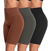 K-CHEONY Women's High Waisted Biker Anti Chafing Cotton Slip Boy Underwear Yoga Workout Shorts