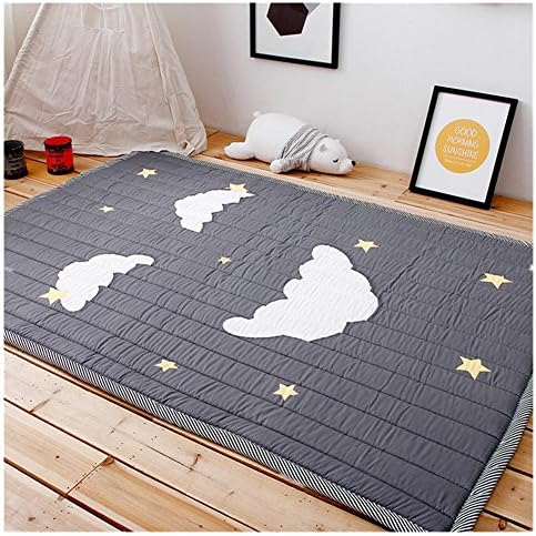 Kid’s Room Rugs Children Play Mat Baby Crawling Mat Non-slip Carpet Smiley clouds
