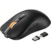 ProtoArc Bluetooth Wireless Mouse, USB C Mouse, EM15 Rechargeable Compact Portable Type C Wireless Mice for Laptop, Tablet, PC, Windows, Mac OS-Black