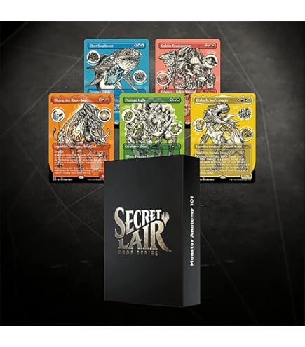 Amazon.com: MTG Decks & More MTG Secret Lair: The Beauty of The