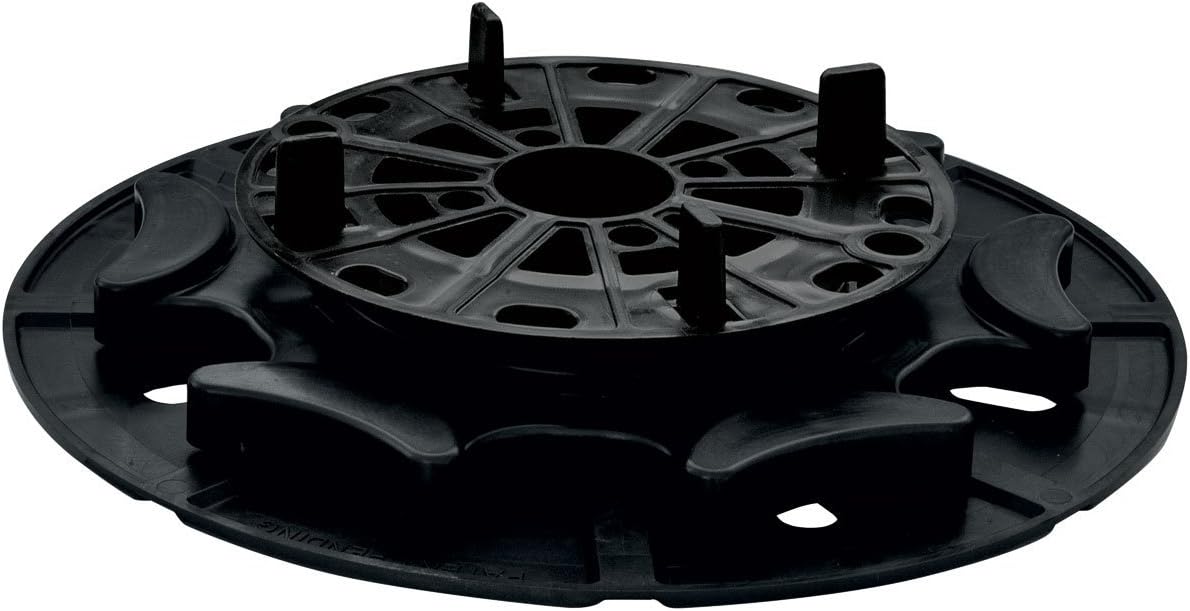 StrataRise Low Profile Paver and Floor Tile Support Pedestal with 4mm Spacer - 30 Pack, Black